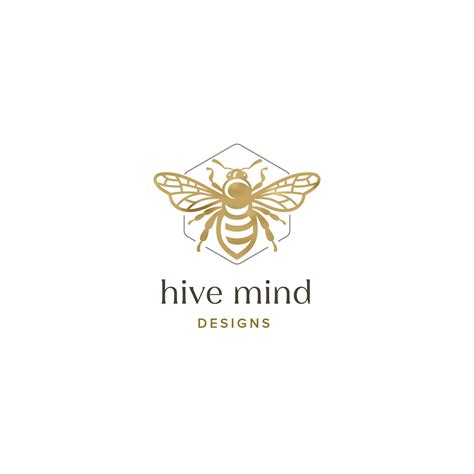 designer brand with bee logo.